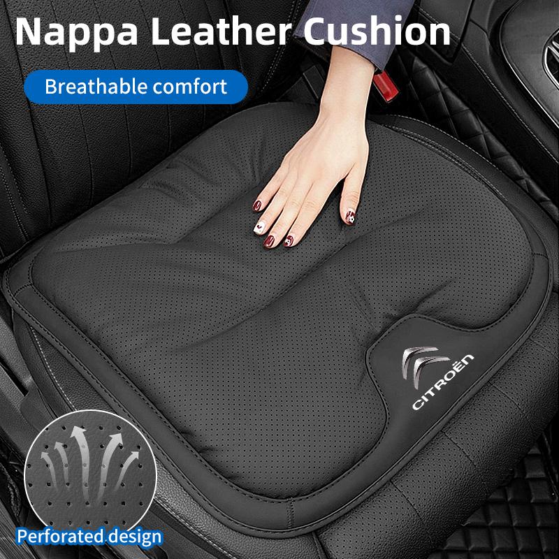 New Luxury Car Velour Leather Cushion Breathable Back Seat Cushion Seat Cover Tools For Citroen C4 C3 C5 C1 C2 VTS Berlingo Cely