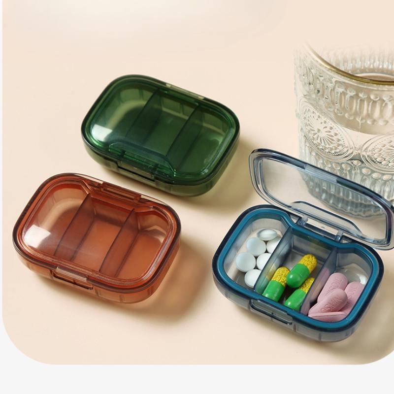 Mini Medizin Pillenbox Tragbare Aufbewahrungsbox Pillenspender Pillenorganisator Tabletten Pillendose Etui Behälter