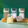 Saliner din sticlă cu etanșare rezistentă la umiditate. Reumplere ușoară Design transparent Borcan de condimente de calitate alimentară