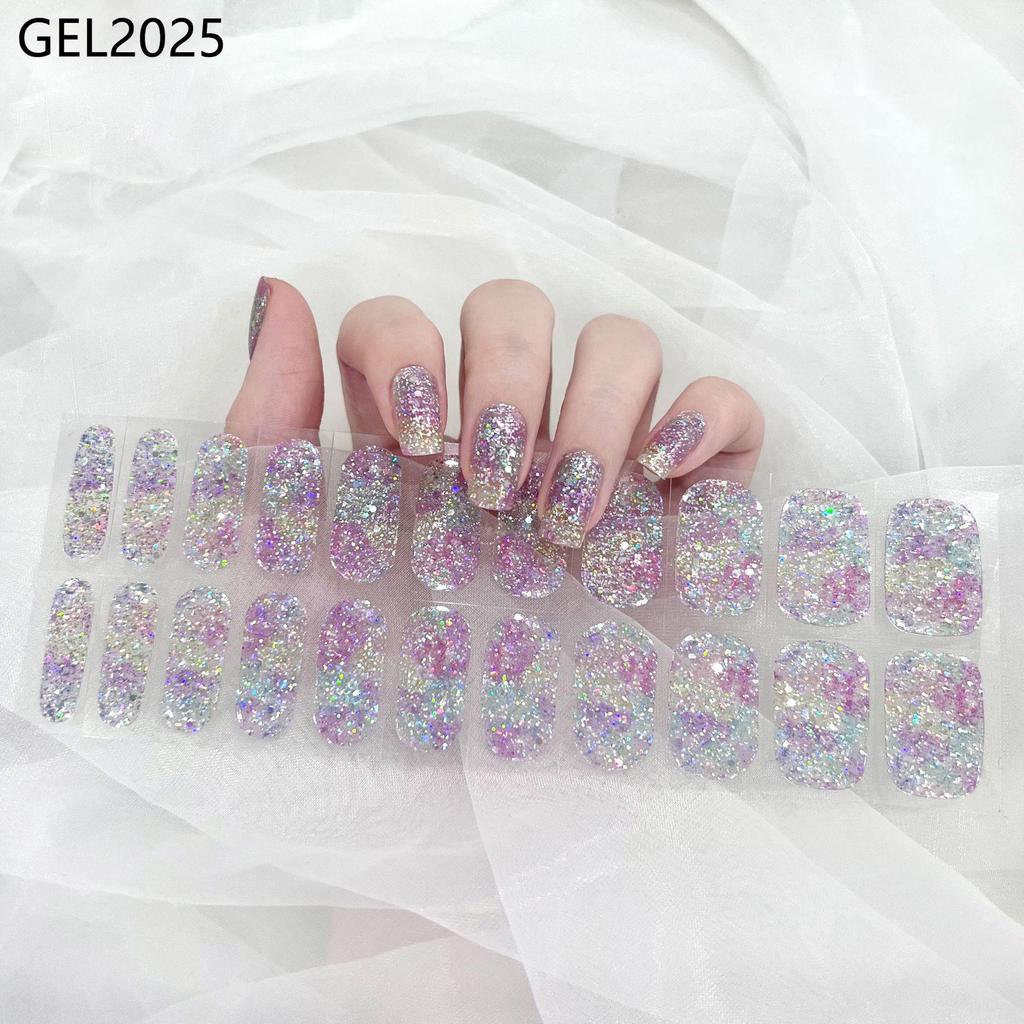 Nail Gel Stickers - No Lamp Needed, Full Coverage