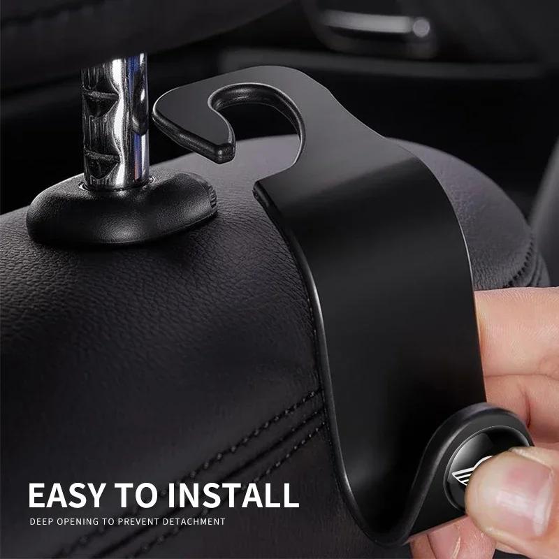 Autositz Kopfstütze Haken Auto Rücksitz Aufbewahrung Organizer Kleiderbügel Für MINI Cooper JCW WORKS R55 R56 F55 F56 R57 R58 R59 R60