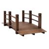 Garden Bridge - Pond Bridge - Wooden Footbridge - Garden Decoration 152.5L X 67W X 48H Cm - Wood of