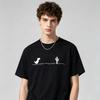 2026 Summer Men High Quality Blend Funny Dinosaur Print T Shirt Loose Oneck Cool Men Tshirt Short Sleeve Tshirt Male Tee Top