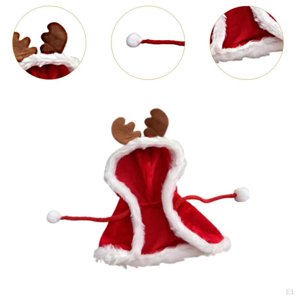 Plush Figure Cape Christmas Outfit DIY Educational Fashion Clothing Photo Props Costumes Dress Up
