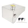 Kit de Vase d'Expansion de Liquide de Refroidissement Prévention des Fuites Aluminium Radiateur Vase d'Expansion Kit pour S13 Tous Modèles Argent