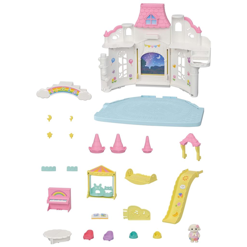 EPOCH Sylvanian Families Nursery School [Everyone's Sunshine Nursery School] S-68 ST Mark Certified, Ages 3 and Up, Toy, Dollhouse, Sylvanian Families