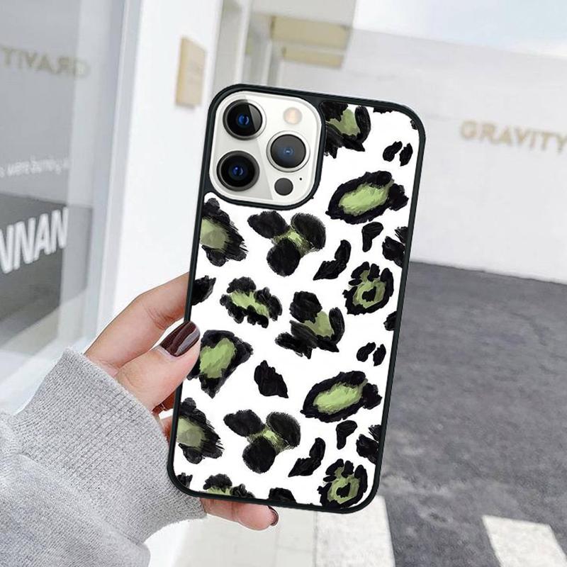 Fashion Leopard Print Phone Case For iPhone 17 Air 15 16 Cover 11 13 14 Pro Max 12 Plus Max Fundas