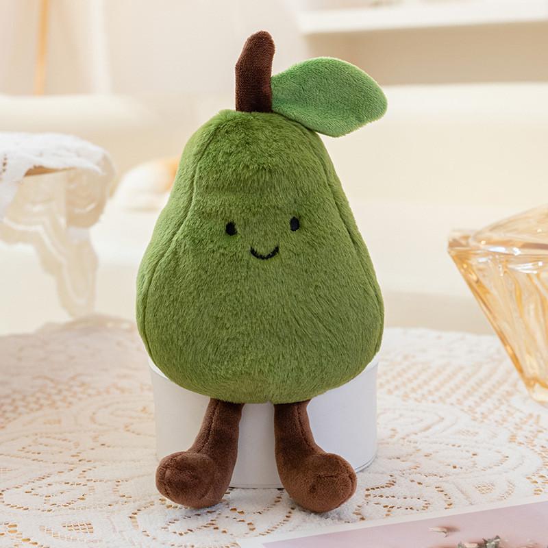 Cute Pineapple Orange Watermelon Durian Strawberry Cartoon Plush Doll Pendant For Kids And Collectors
