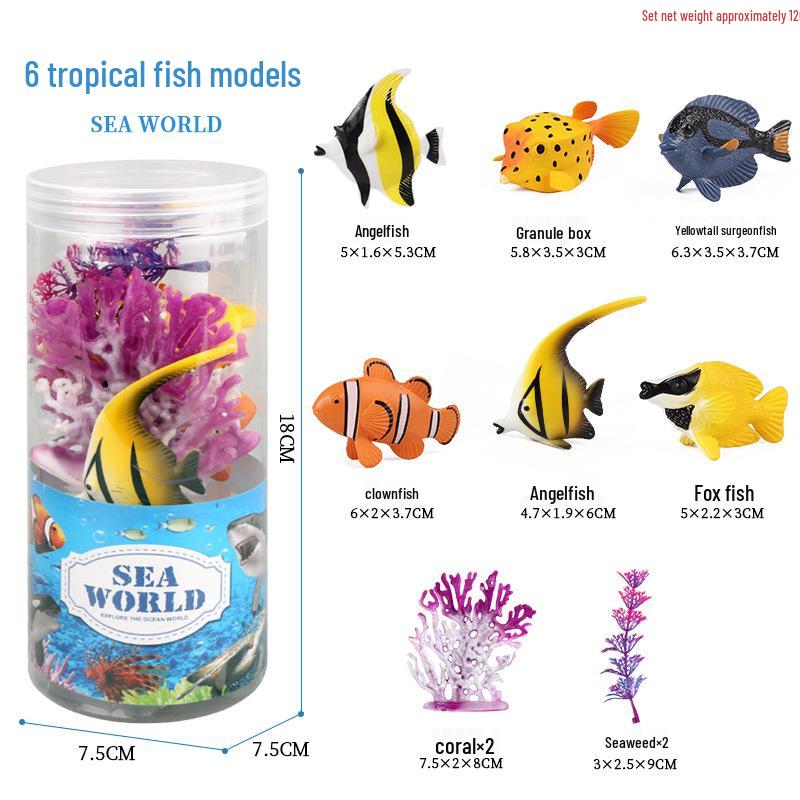 Pediatric Cognitive Simulation: Mini Salmon Growth Cycle Toy