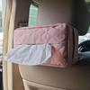 Car Tissue Holder For 120 Standard Tissue,Leather PU Tissues Box Cover For Car Backseat,Extra Large Rectangle Napkin Holder Soft Rectangular,Fits For