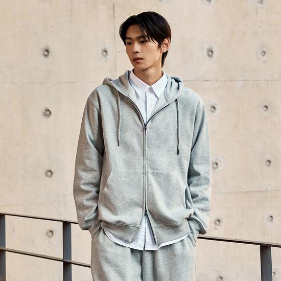 Men's 2-Way Hoodie Zip-up Fleece SPMZF4TC02