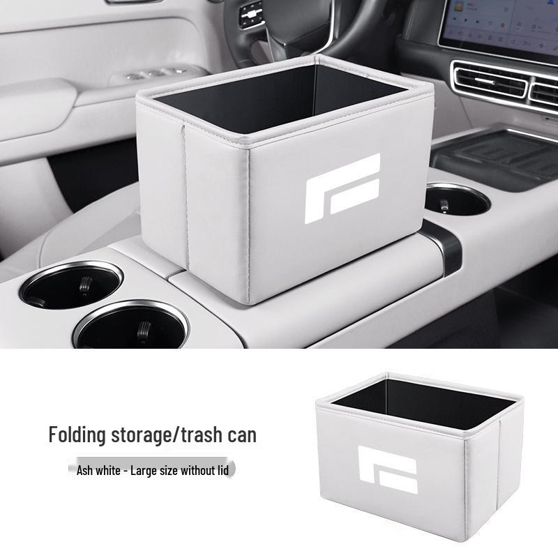 Jishi 01 Auto-Aufbewahrungsbox - Multifunktionaler faltbarer Organizer & Mülleimer