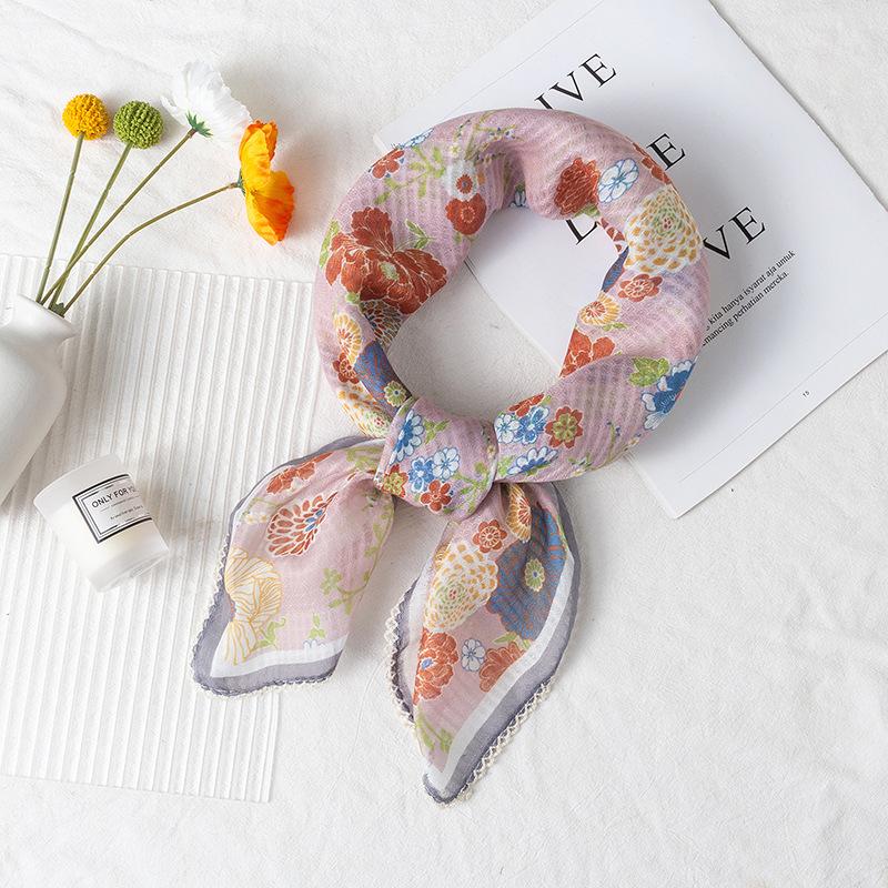 90*90cm Large Cotton Touch Bandana Headband, Head Wrap, Protective Coverage, Hair Neck Scarf for Women