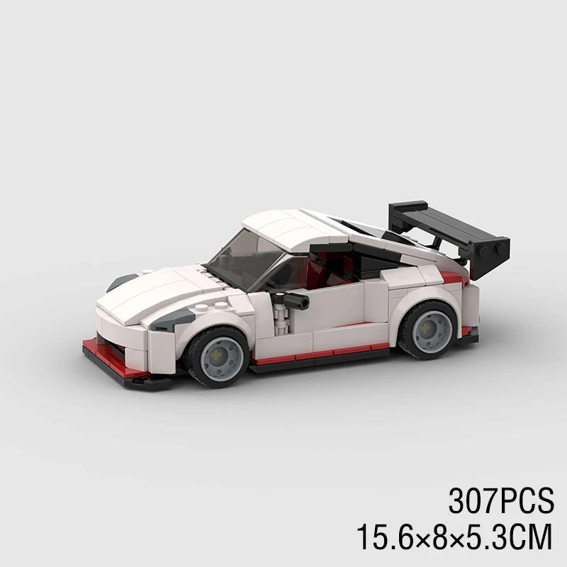 MOC Speed Super Race Car Vehicle Racing Model Building Blocks Bricks Rally Sport Pickup Truck Toy City Technical Christmas Gift