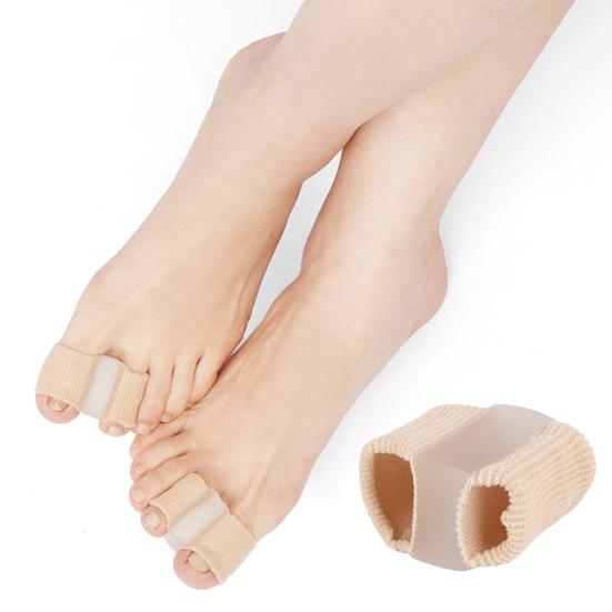 Bunion Toe Separators for Overlapping Toes Women Men Gel Toe Spacers with Secure Loop Bunion Corrector for Pain Relief And Toe Straightening