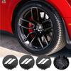 4 enjoliveurs de roue de 63 mm avec logo de voiture, autocollants pour Dodge Charger, Challenger, Hellcat, SRT et Chrysler 300C