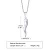 Stainless Steel Italian Horn Pendant Necklaces for Men Jewelry,Fashion Chic Chains Necklace