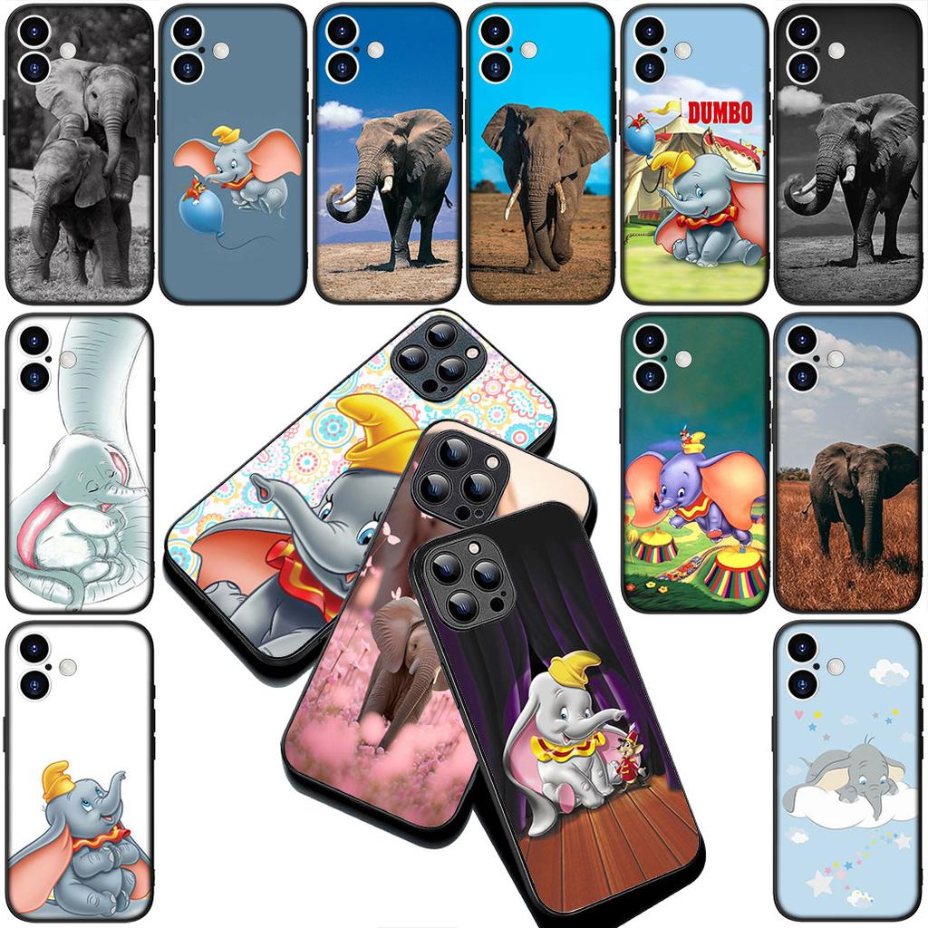Elefant Dumbo Silikonhülle für Motorola Moto G86 G57 E14 E15 G14 G34 G67 G13 G24 A54 G15 Power E22 Hülle Handyhülle