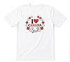 I Love Canada Canada Lover Canadian Graphic Unisex White T-shirt