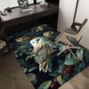 1PC Owl Cherry Extra Large Non Slip Floor Carpet, Office, Family, Bedroom Large Area Rug Indoor Rugs, Vibrant Colors