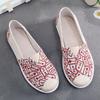 Versatile Canvas Women's Shoes 2024 New Flat Bottom Cloth Shoes Soft Sole Lightweight Casual Breathable Fisherman's Shoes Tenis