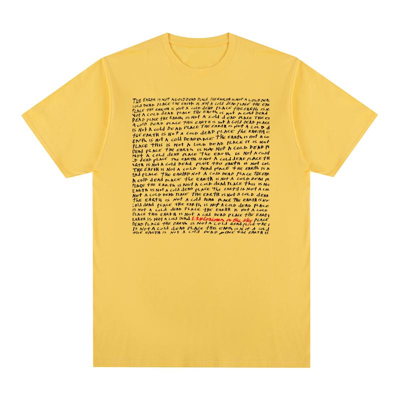 Explosions in the Sky Vintage T-Shirt Post-Rock Band Alternative Indie Baumwolle Herren T-Shirt Neues T-Shirt T-Shirt Damen Tops