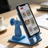 Hands-free Phone Holder Sewing Machine Stand, Vintage Mini Desk for Cell Phone, Accessory 3D Printed Hands-Free Stand Tutorials, Unique Gift Crafters