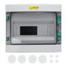 Electrical Junction Box 12 Circuit IP66 Rain Proof Outdoor Distribution Junction Box with Transparent Cover for Industry