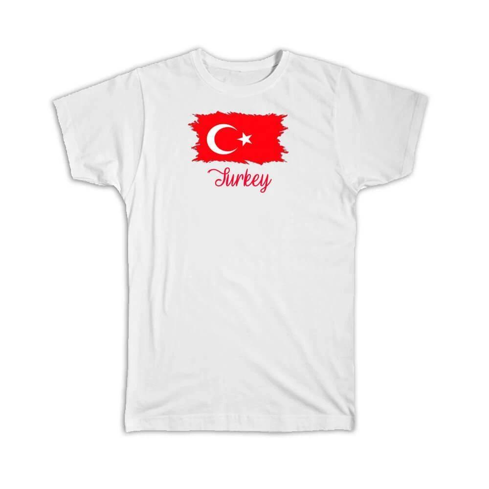 Gift T-Shirt : Turkey Flag Turkish Country Expat