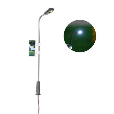 20 tk valge mudel tänavavalgustite paigutus lambiposti raudtee rongi aia mänguväljaku maastikud LED-lamp