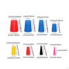 100 Pieces Tapered Plugs Silicone Rubber Stoppers for Hole Painting Protection Heat Resistant