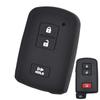 Custodia in silicone per chiave telecomando per Toyota 4 Runner Tacoma Land Cruise Prius Rav4 Highlander Sequoia Tundra Accessori per auto