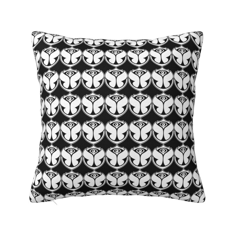 Tomorrowland Throw Pillow Covers Decoration Nordic Belgian Electronic Dance Music Festival Chair Cushion Square Pillowcase