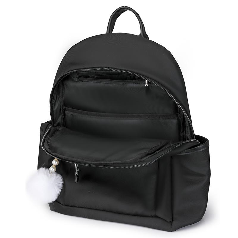 Nylon Rucksack Damen Pendler große Kapazität Reisetasche Student Schultasche