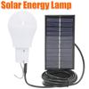 Nuova lampadina a LED alimentata a pannello solare Lampada portatile a luci solari a batteria da 150LM per escursioni all'aperto