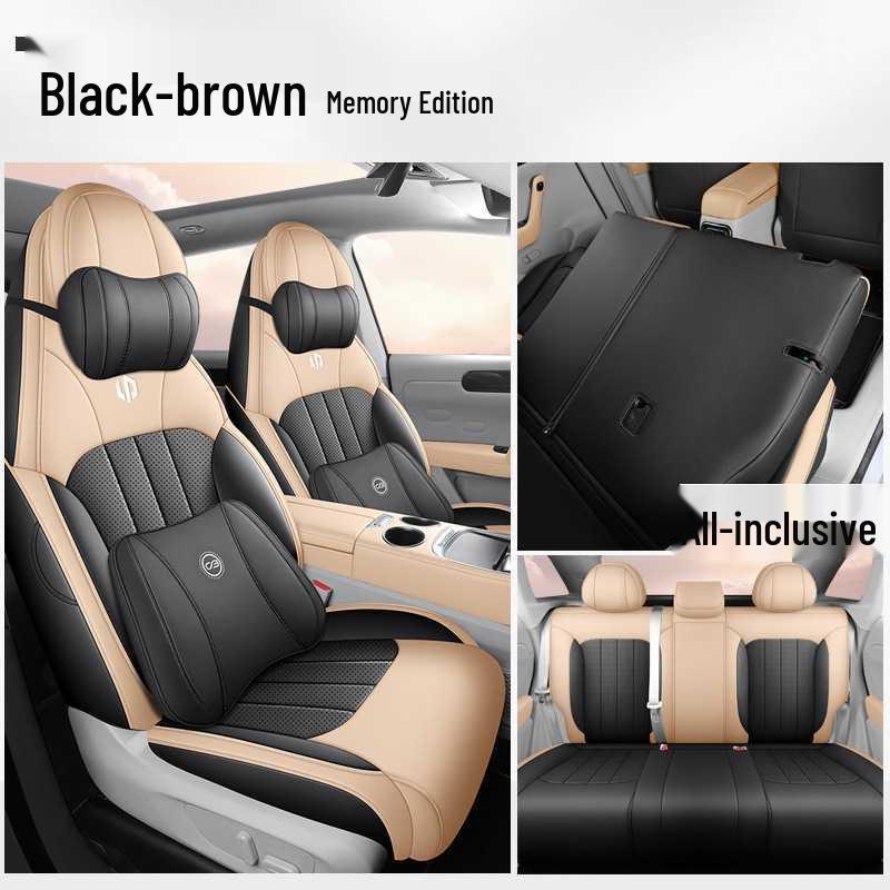 Custom Leather Car Seat Covers for 2023-2025 Leapmotor C11 - Full Coverage, Perforated Design