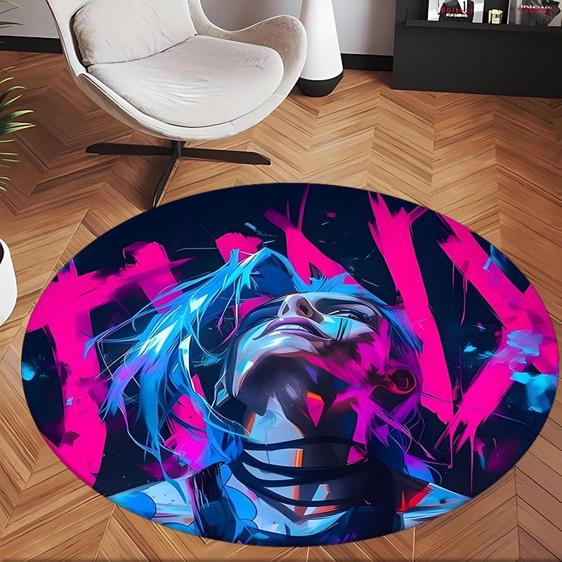 Arcaan (5) Rond Kantoortapijt Decoratief Vloerkleed voor Kantoor Slaapkamer Woonkamer en Huisruimte