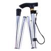 Wandelstok Telescopische Knots Wandelstokken Aluminiumlegering Metaal Opvouwbare Stok Krukken Stok Voor Ouderen