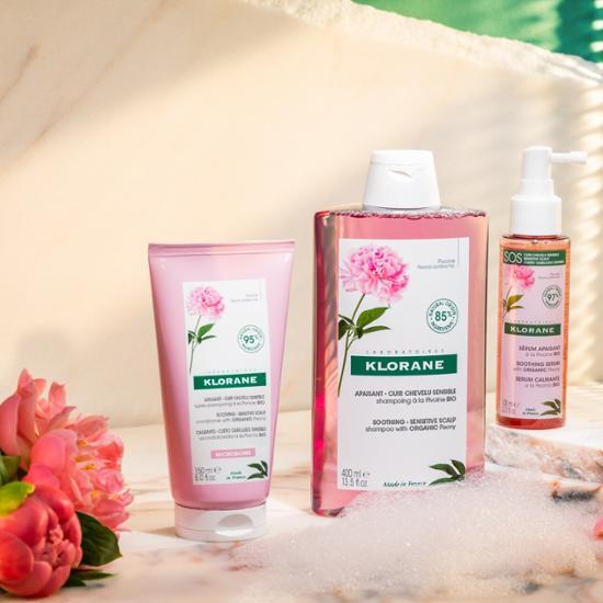 Klorane Peony Scalp Pack 150ml Special (+ Kitty Bunny Pony Pouch)