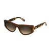 Lunettes de Soleil - JUST CAVALLI - SJC034 - Acetato - Marron et Orange - Unisex