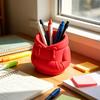 Hoodie-shaped Pen Holder 3D Sweatshirt Large Capacity Pen Organizer Fun Desktop Stationery Storage for Office Study Supplies