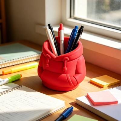 Hoodie-shaped Pen Holder 3D Sweatshirt Large Capacity Pen Organizer Fun Desktop Stationery Storage
