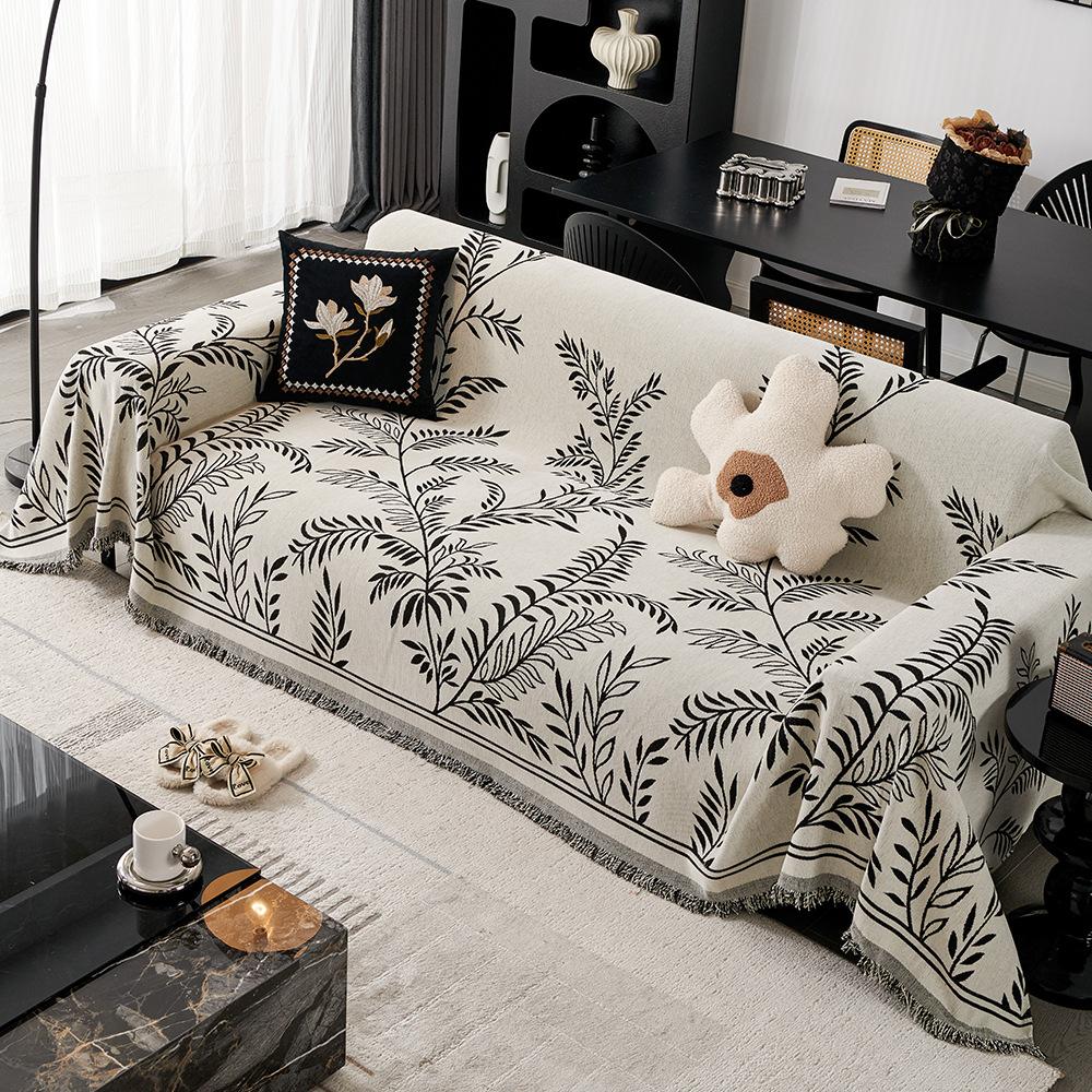 Simple Chenille Four Seasons Universal Sofa Towel Fashion Modern Non-Slip One Piece Entry Lux Style Sofa Cover Slipcover
