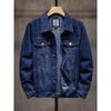 Men's Denim Jacket Spring and Autumn Korean Style Trendy Tops Versatile Work Jackets for Men's Autumn and Winter New Style