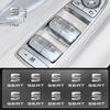 2/5/10 Pièces Autocollant Logo Voiture Autocollants de Console Centrale Accessoires Voiture Pour SEAT Leon Ibiza MK2 MK3 5F 6L 6J FR Ateca Altea