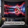 Custom Name Text Tapestry,FC Köln Decorative Wall Hanging, Background Tapestry For Home Bedroom