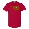 Oklahoma Football State Shape - Hometown Pride T Shirt - Cardinal