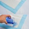 20Pcs Disposable Diaper Pad Baby Nursing Pad Water Absorption Changing Mat Breathable Nappy for Adults Cloth Blue Elderly Baby