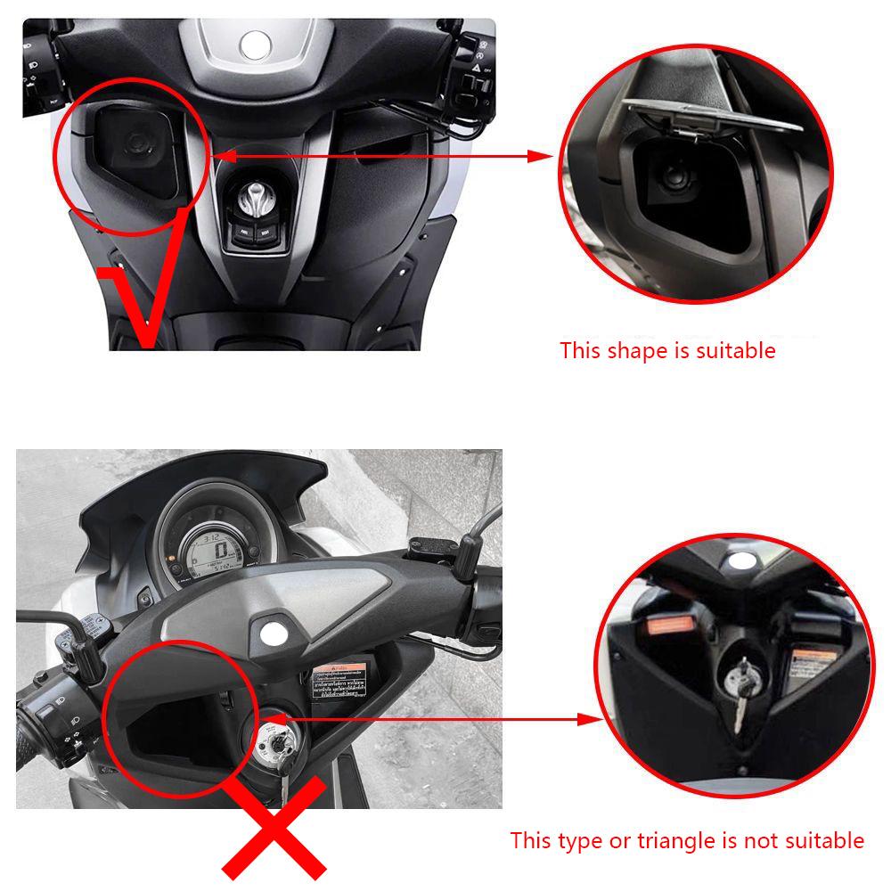 Fit For Yamaha Nmax 155 125 115 V2 Auto Accessories Tool Box Storage Dust Case Side Pocket Waterproof Cap Modification Key Fob Cover Case