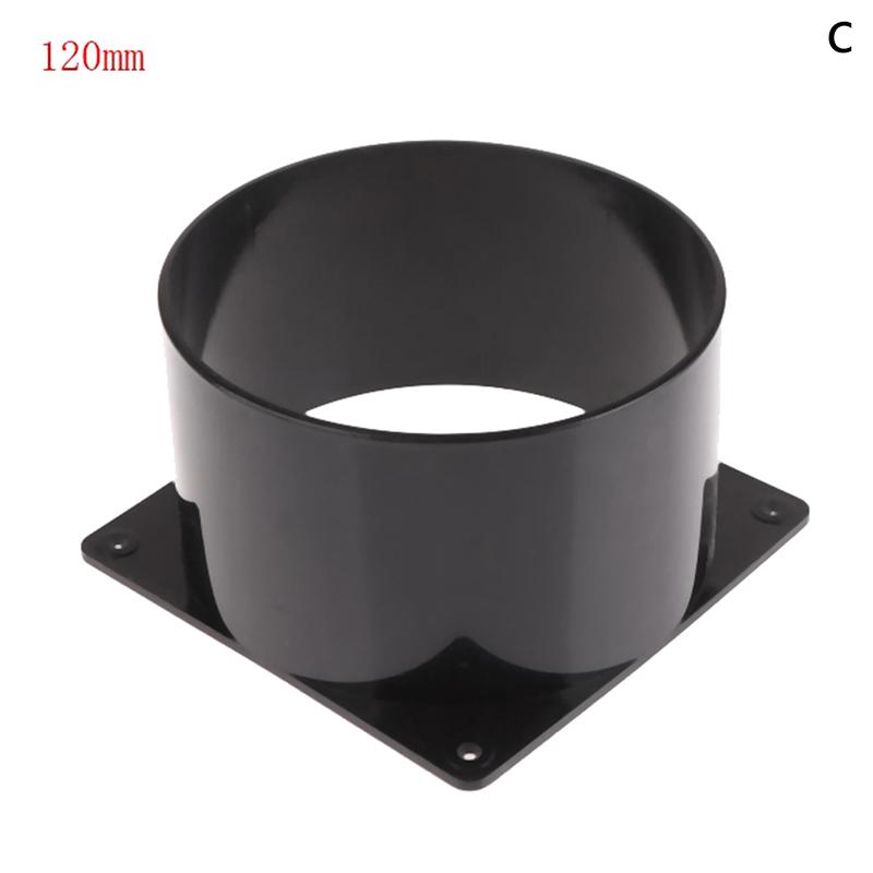 Conector de flanșă de perete Abs 75/100/120Mm pentru conductă de ventilație Conexiune pentru conducte de aer pentru accesorii pentru casă inteligentă Drop Ship